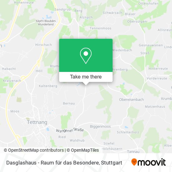 Dasglashaus - Raum für das Besondere map