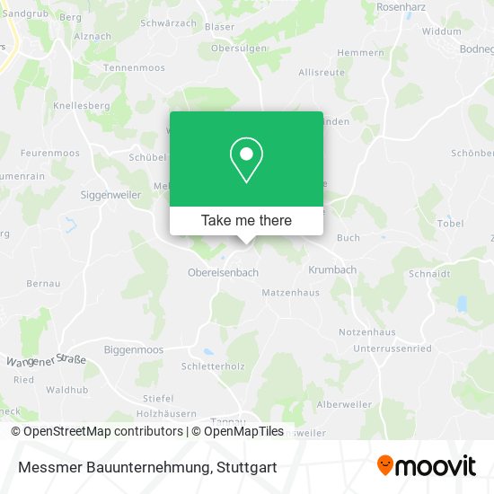 Карта Messmer Bauunternehmung