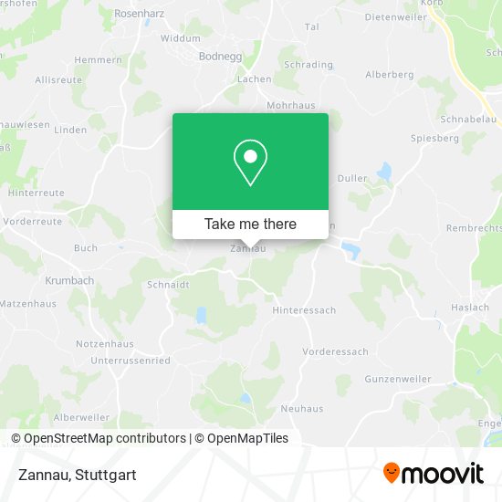 Карта Zannau