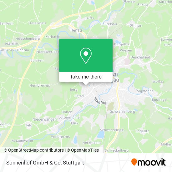 Sonnenhof GmbH & Co map