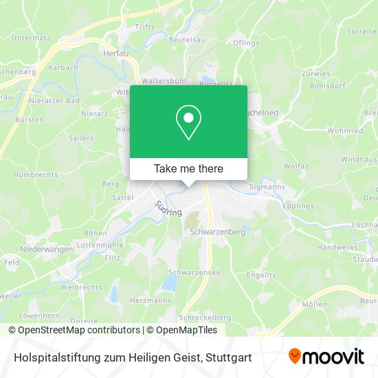 Карта Holspitalstiftung zum Heiligen Geist
