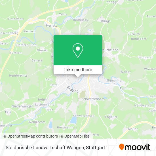 Solidarische Landwirtschaft Wangen map