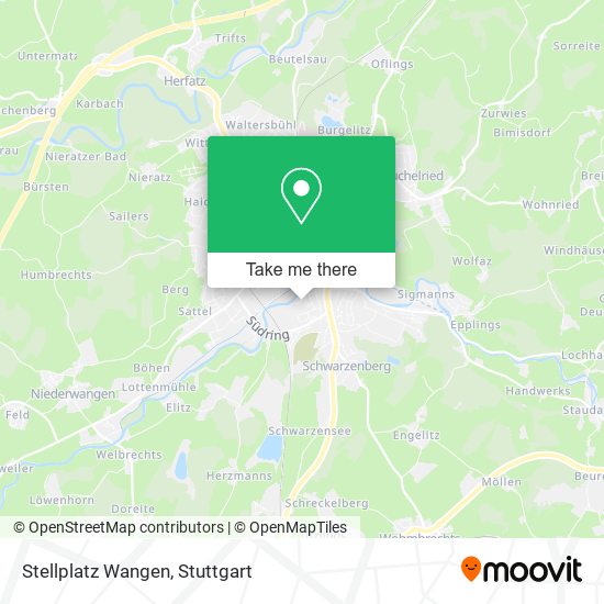 Карта Stellplatz Wangen