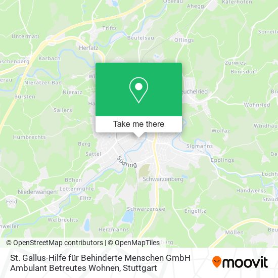 St. Gallus-Hilfe für Behinderte Menschen GmbH Ambulant Betreutes Wohnen map