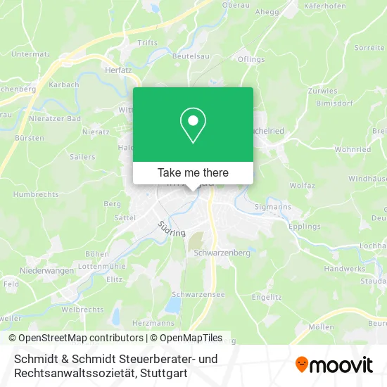 Карта Schmidt & Schmidt Steuerberater- und Rechtsanwaltssozietät
