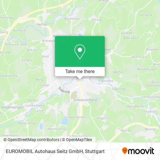 Карта EUROMOBIL Autohaus Seitz GmbH