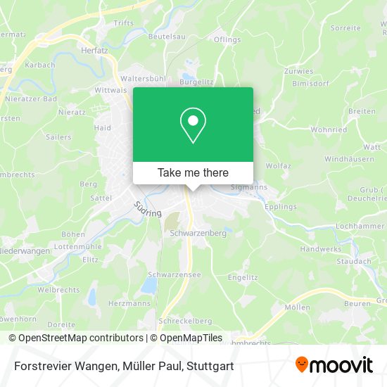 Forstrevier Wangen, Müller Paul map