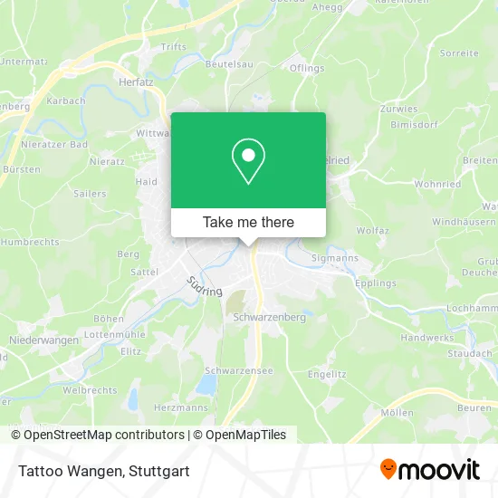 Карта Tattoo Wangen