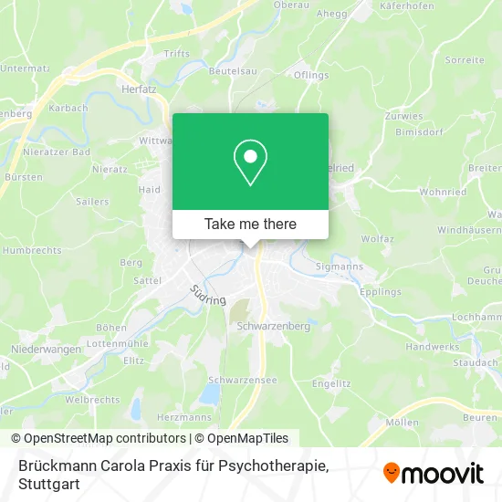 Карта Brückmann Carola Praxis für Psychotherapie