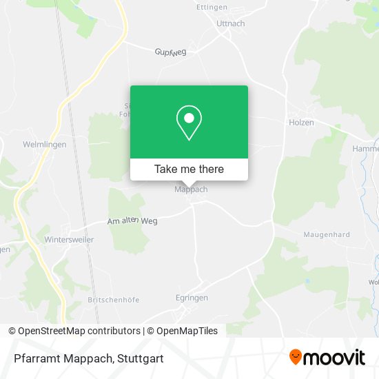 Карта Pfarramt Mappach