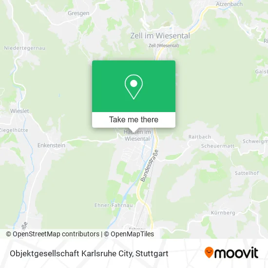 Карта Objektgesellschaft Karlsruhe City
