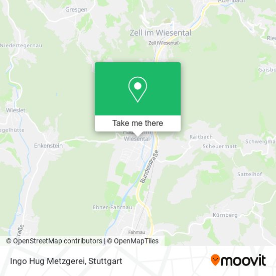 Карта Ingo Hug Metzgerei