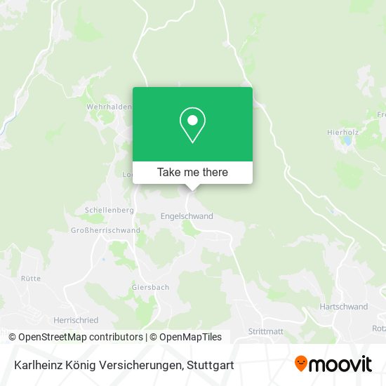 Karlheinz König Versicherungen map