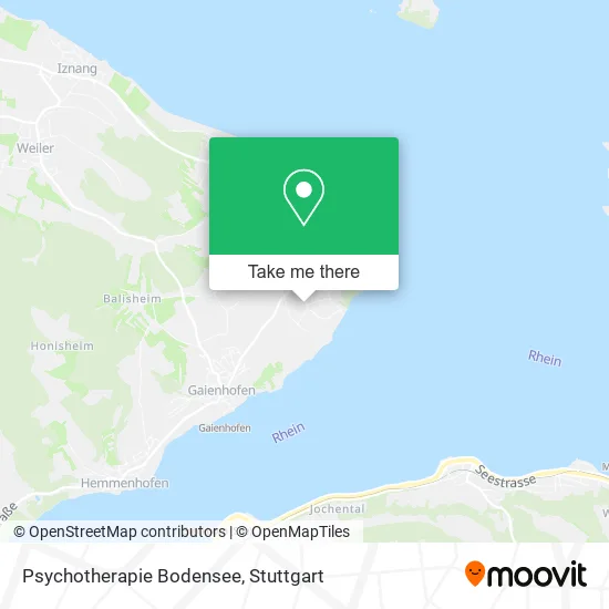 Карта Psychotherapie Bodensee