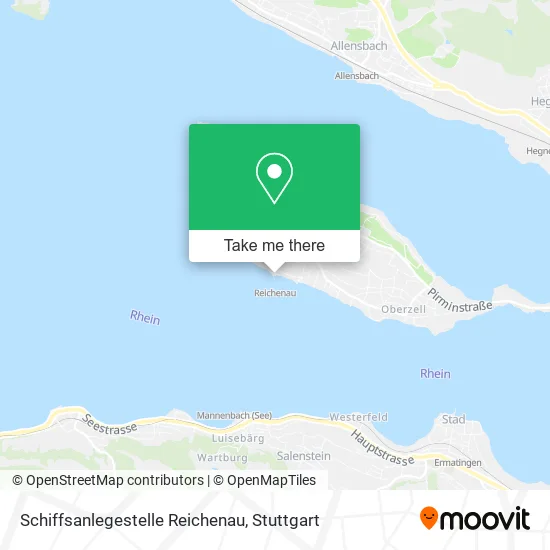 Карта Schiffsanlegestelle Reichenau