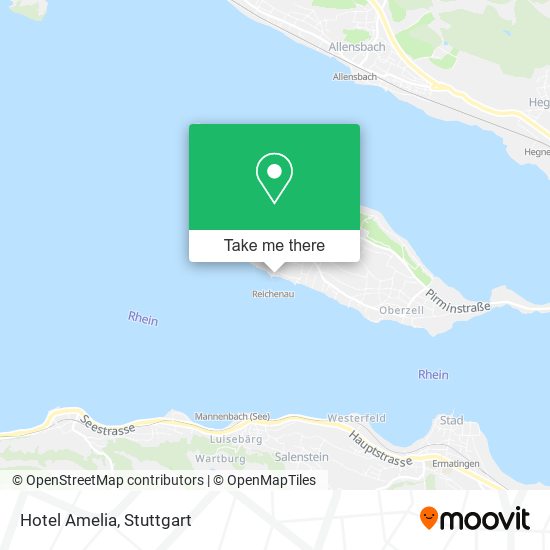 Hotel Amelia map