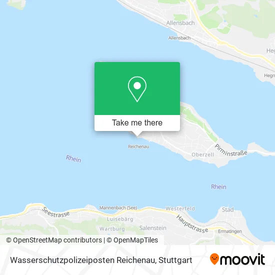 Карта Wasserschutzpolizeiposten Reichenau