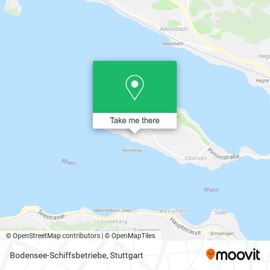 Bodensee-Schiffsbetriebe map