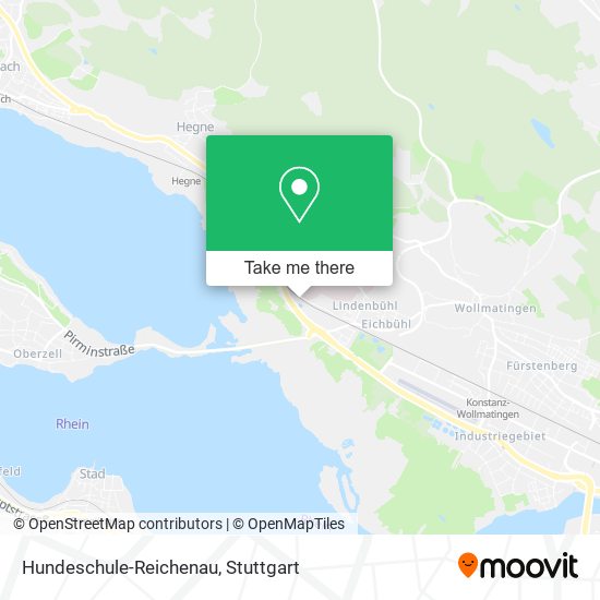 Hundeschule-Reichenau map