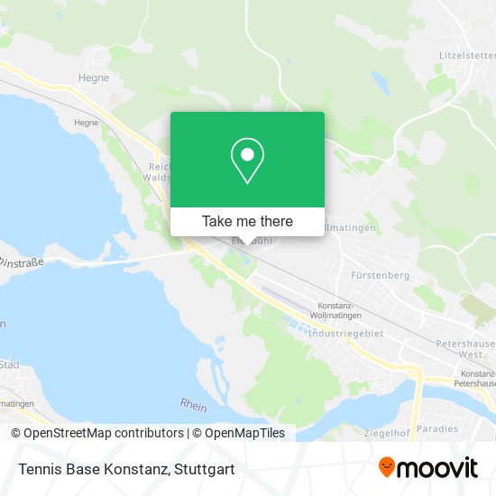Карта Tennis Base Konstanz