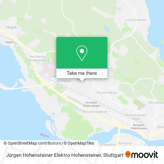 Карта Jürgen Hohensteiner Elektro Hohensteiner