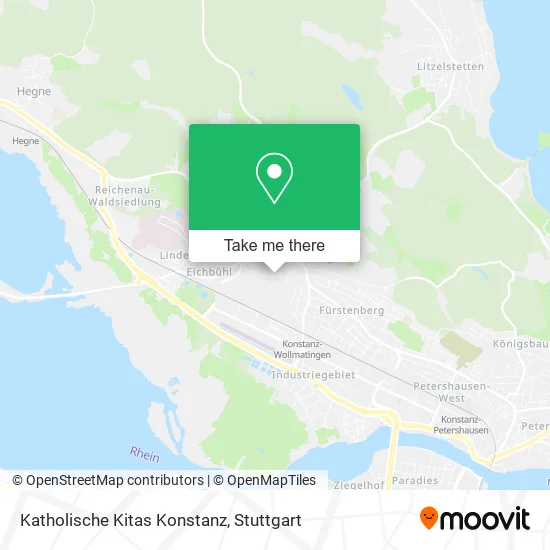 Карта Katholische Kitas Konstanz