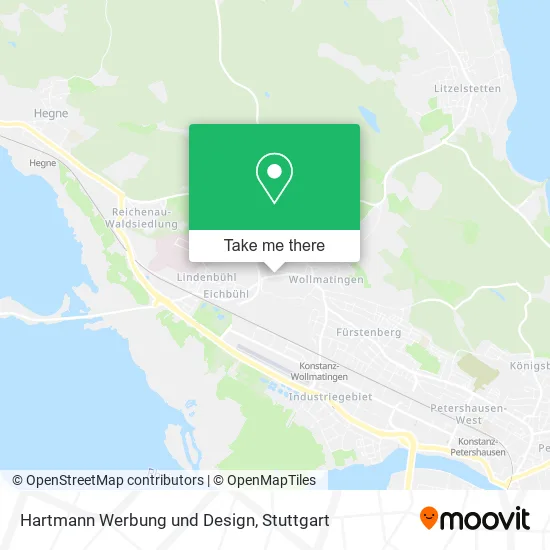 Карта Hartmann Werbung und Design