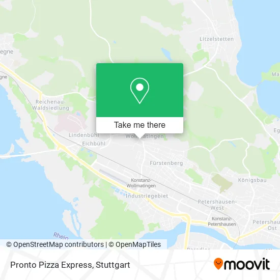 Pronto Pizza Express map