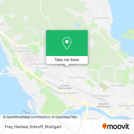 Карта Frey, Hasiwa, Schroff