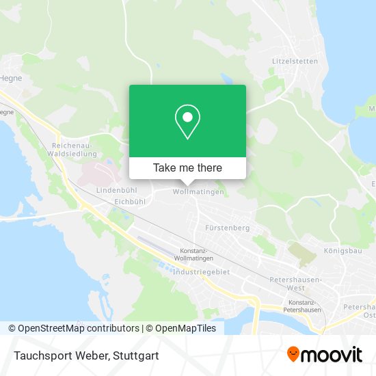 Tauchsport Weber map