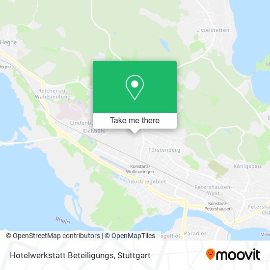 Hotelwerkstatt Beteiligungs map