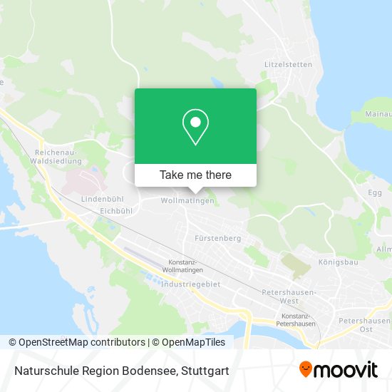 Карта Naturschule Region Bodensee