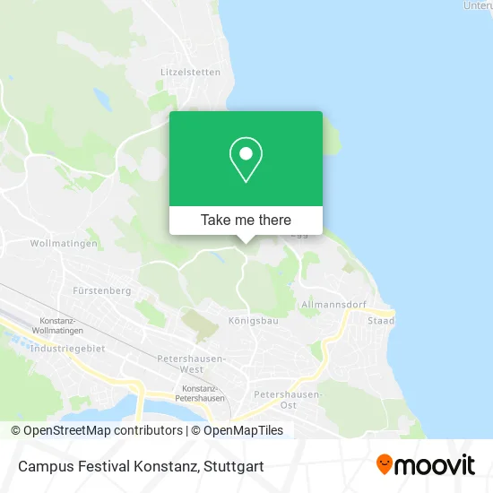 Карта Campus Festival Konstanz