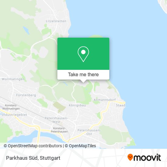 Parkhaus Süd map