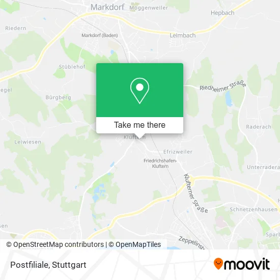 Карта Postfiliale