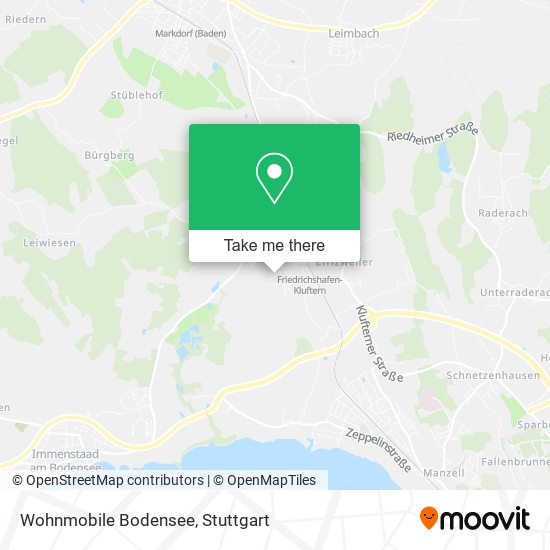 Wohnmobile Bodensee map