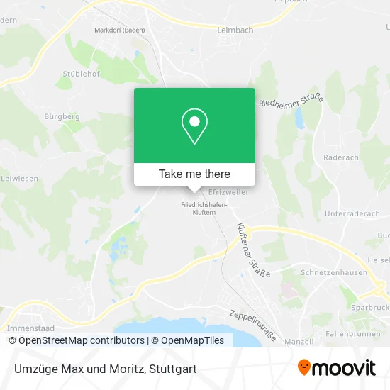 Карта Umzüge Max und Moritz