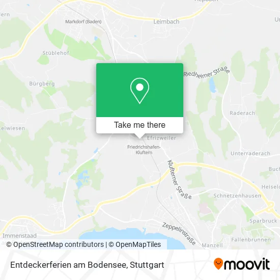 Карта Entdeckerferien am Bodensee