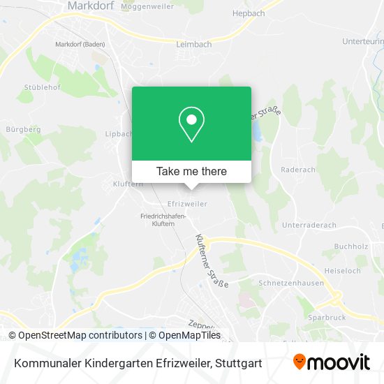 Kommunaler Kindergarten Efrizweiler map