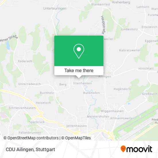 Карта CDU Ailingen