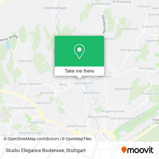 Studio Elegance Bodensee map