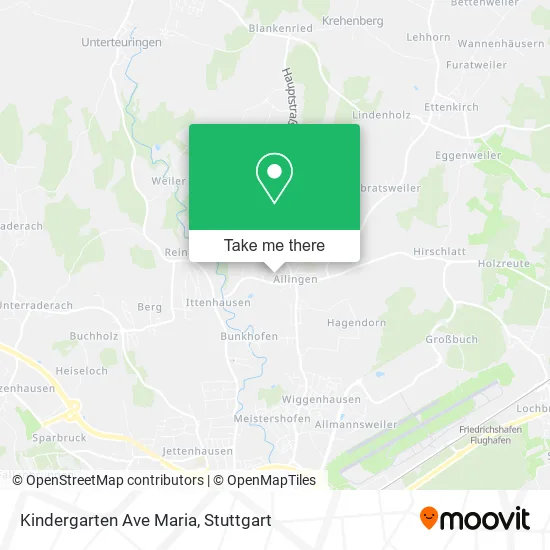 Карта Kindergarten Ave Maria
