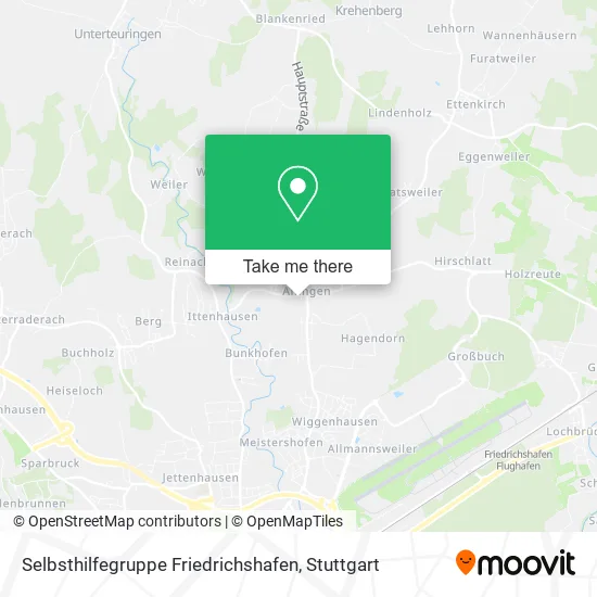 Карта Selbsthilfegruppe Friedrichshafen