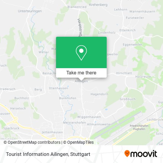Tourist Information Ailingen map