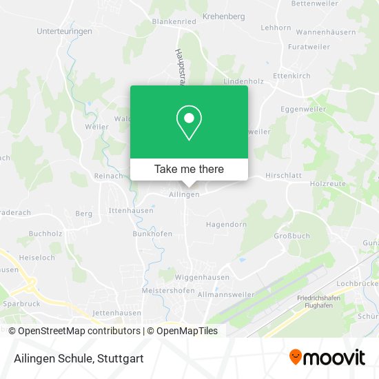 Ailingen Schule map