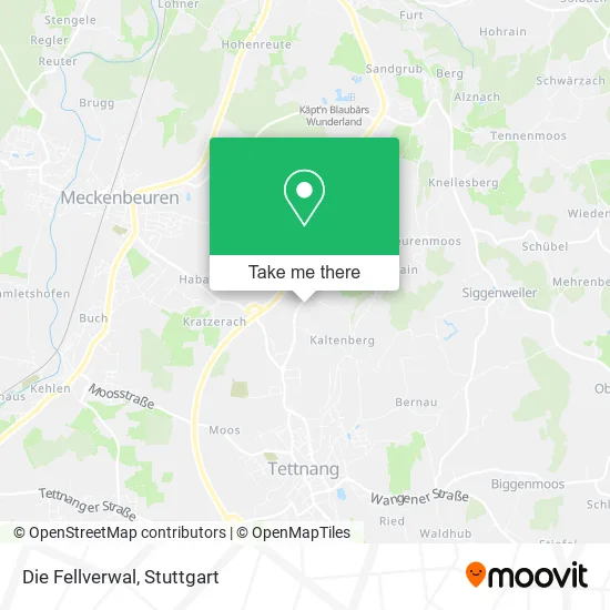 Карта Die Fellverwal