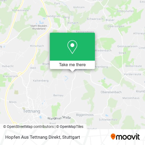 Hopfen Aus Tettnang Direkt map