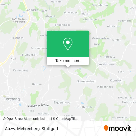 Карта Abzw. Mehrenberg