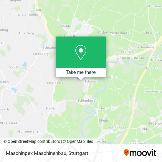 Maschinpex Maschinenbau map