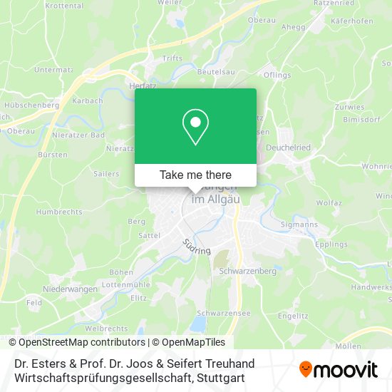Dr. Esters & Prof. Dr. Joos & Seifert Treuhand Wirtschaftsprüfungsgesellschaft map
